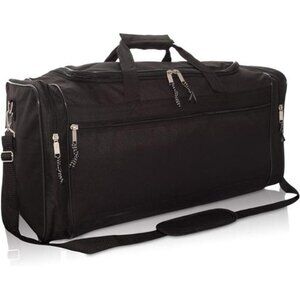 Duffle Bag 25" Extra Large Travel Black Men Weekender